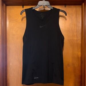 Nike Size M Black Dri-Fit Tank Top